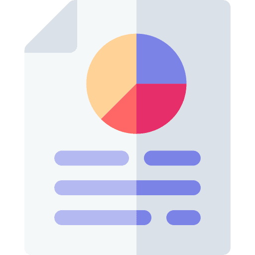Analysis business and finance text file icon Analysis business and finance text file icon