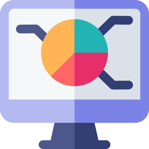 Diagram analysis seo stats icon Diagram analysis seo stats icon