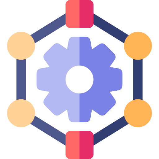 Gear marketing schedule business icon Gear marketing schedule business icon