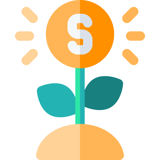 Growth invest business business and finance icon Growth invest business business and finance icon