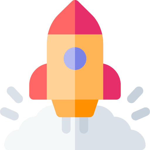 Start up space universe rocket icon Start up space universe rocket icon
