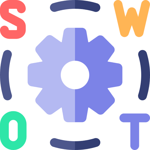 Swot analysis strategy weakness development icon Swot analysis strategy weakness development icon