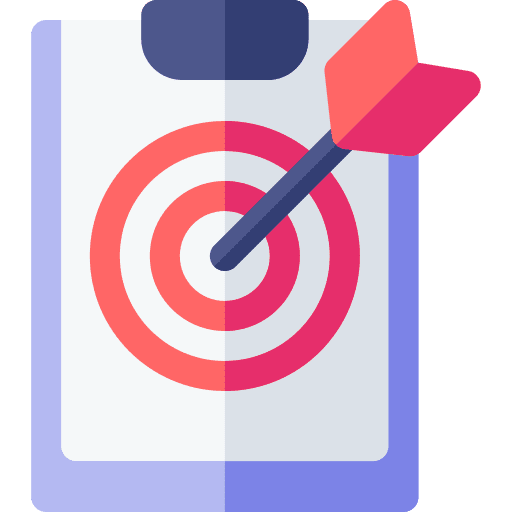 Target planning marketing analysis icon Target planning marketing analysis icon