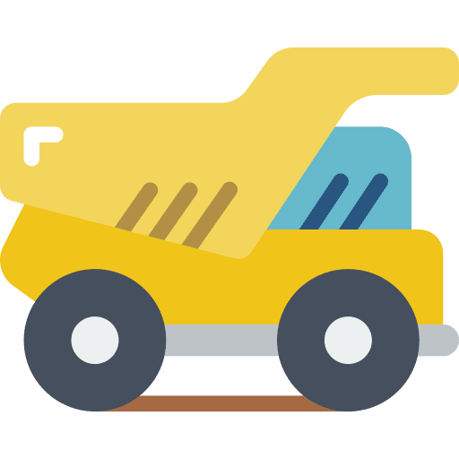 Dumper truck heavy machinery dump truck truck icon