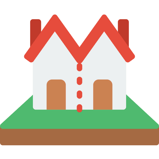 Plot real estate plot residential icon