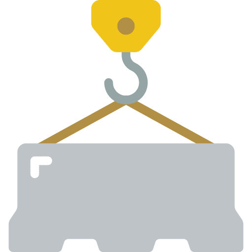 Road block concrete barrier road block icon