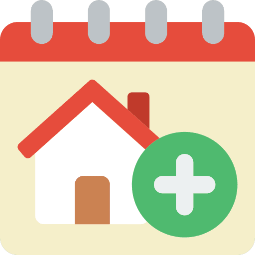 Calendar buildings calendar construction icon