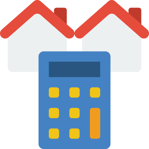 Calculator house cost calculator icon