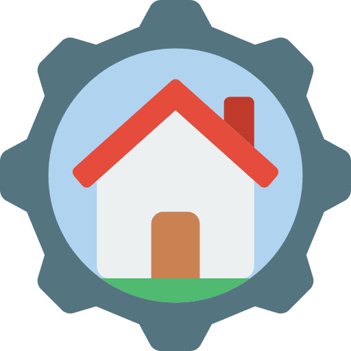Cog home house options icon