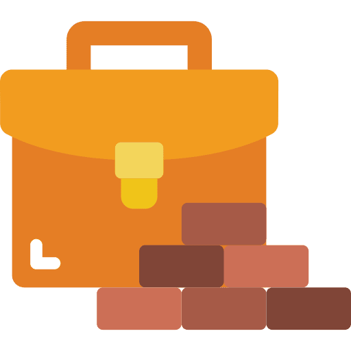 Contract architect contract building icon