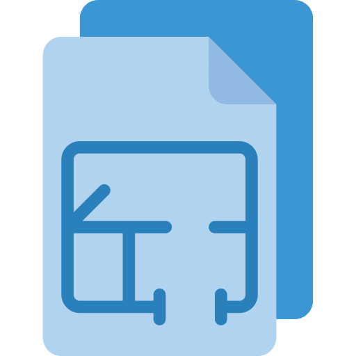 House plan blueprint house plan draft icon