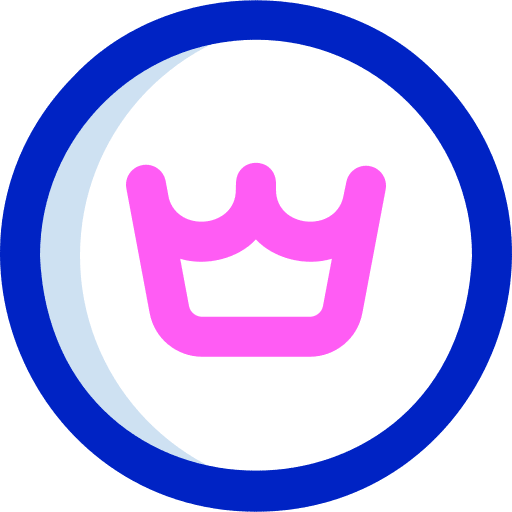 Badge crown medal badge icon Badge crown medal badge icon