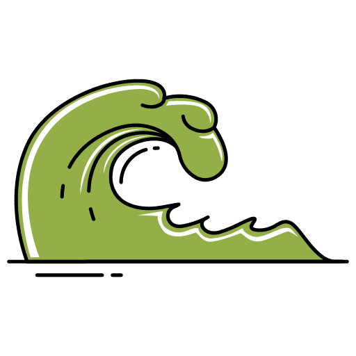 Tsunami tsunami weather wave icon