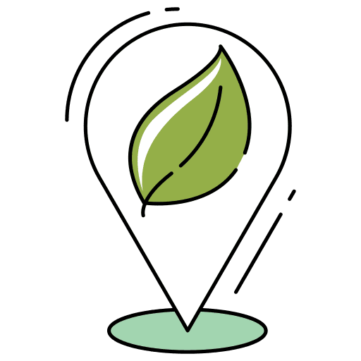 Local local nature location marker icon