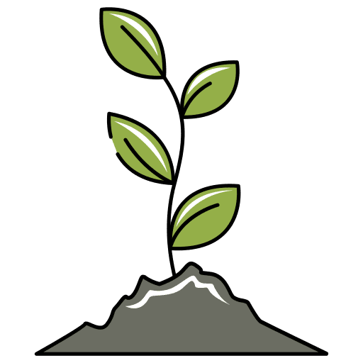 Plant botanical sprout harvest icon