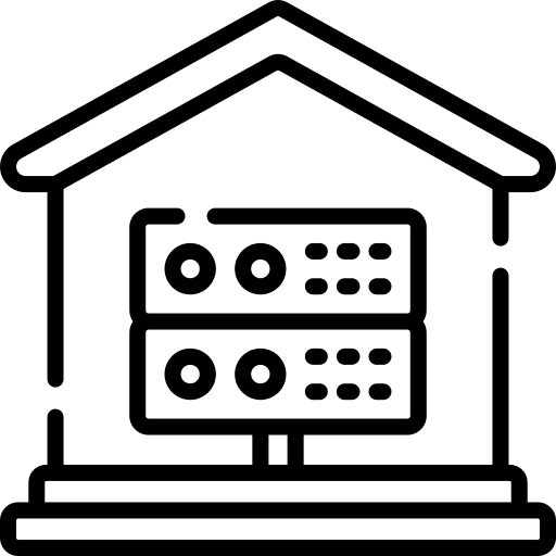 Server network database smart home icon