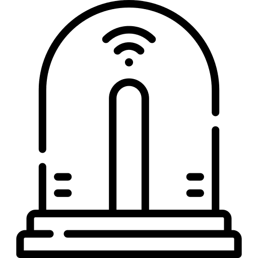 Alarm internet of things alert smart icon Alarm internet of things alert smart icon