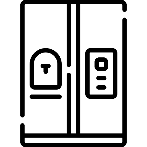 Refrigerator internet of things freeze cooler icon Refrigerator internet of things freeze cooler icon