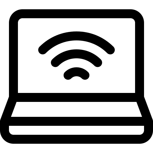 Wifi computer connection computer screen icon