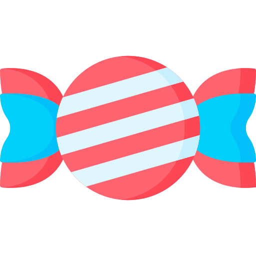 Candy toffee dessert food and restaurant icon Candy toffee dessert food and restaurant icon