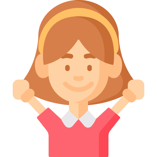 Girl people brown hair user icon Girl people brown hair user icon