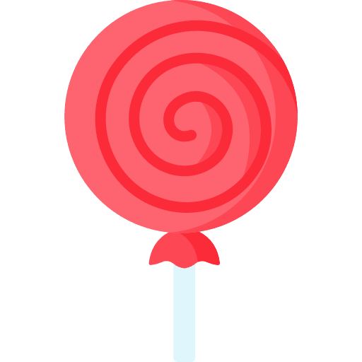 Lollipop sugar stick dessert icon Lollipop sugar stick dessert icon