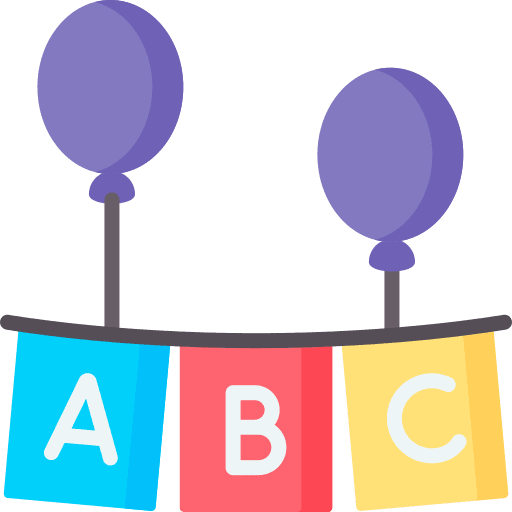 Balloons balloons flags fun icon Balloons balloons flags fun icon