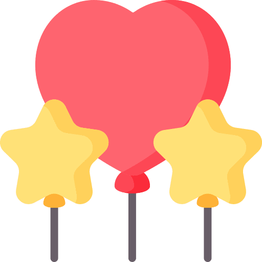 Balloons entertainment decoration birthday and party icon Balloons entertainment decoration birthday and party icon