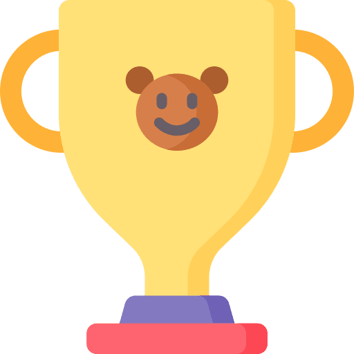 Trophy champion sports and competition achievement icon Trophy champion sports and competition achievement icon