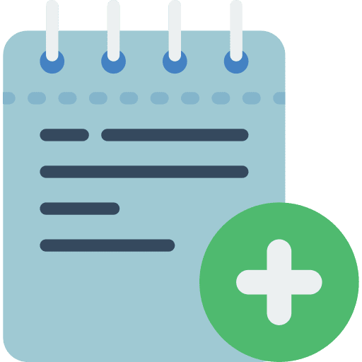 Note book miscellaneous document note icon