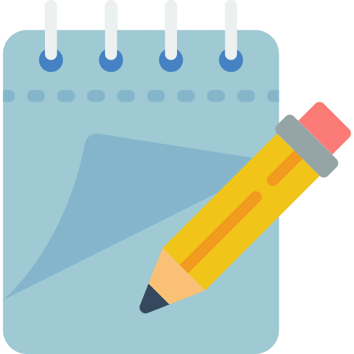 Notepad education interface note icon