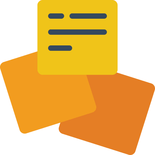 Sticky notes paper clip office material school material icon