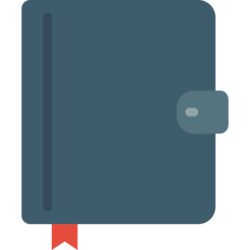 Address book ui bookmark agenda icon