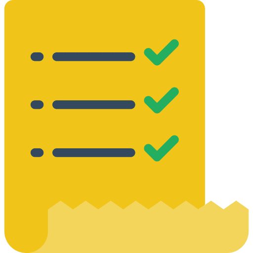 Check list done criteria checkbox icon
