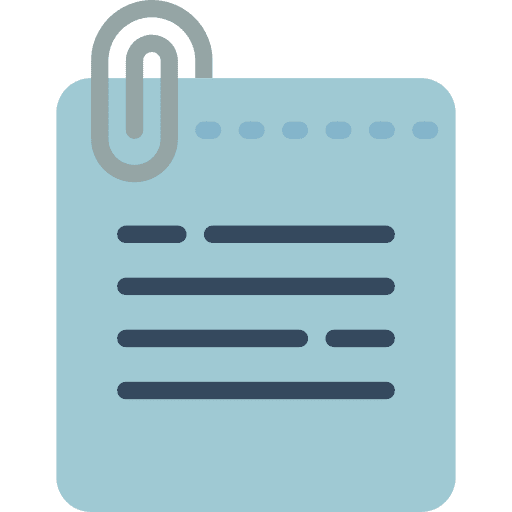Notepad paper note document icon