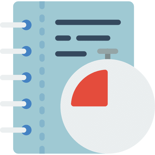 Stopwatch deadline clock task list icon