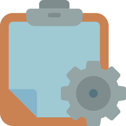 Clipboard checklist miscellaneous specification icon