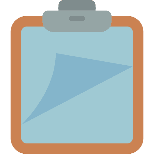 Clipboard files and folders paper drawing icon
