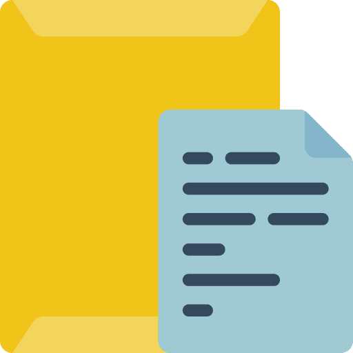 Envelope document letter message icon