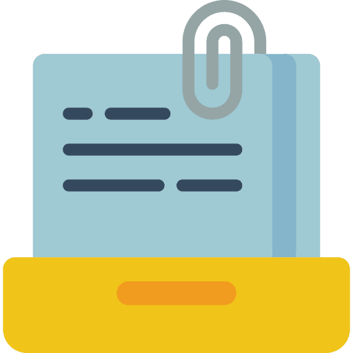 Tray archive notepad notes icon