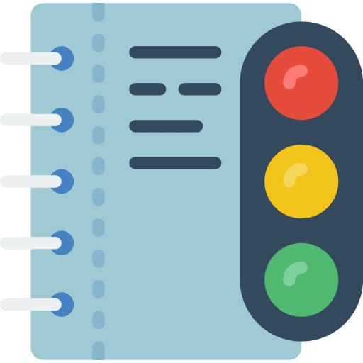 Goals note miscellaneous paper icon