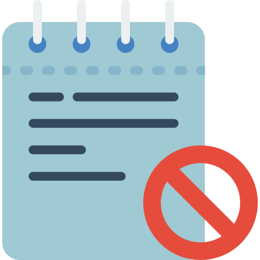 Notes documents files and folders notepad icon