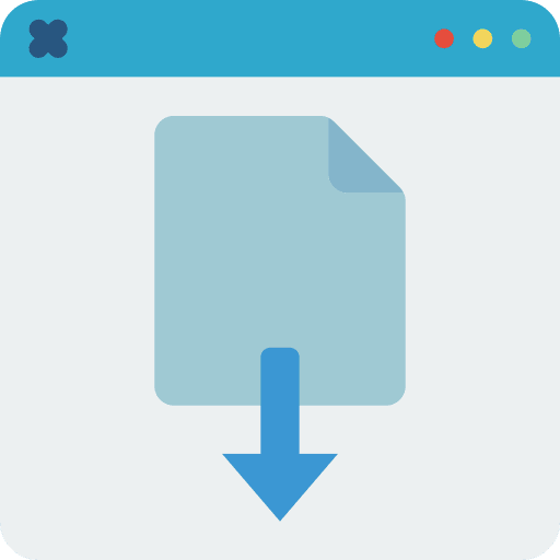 Web browser clipboard archive note icon