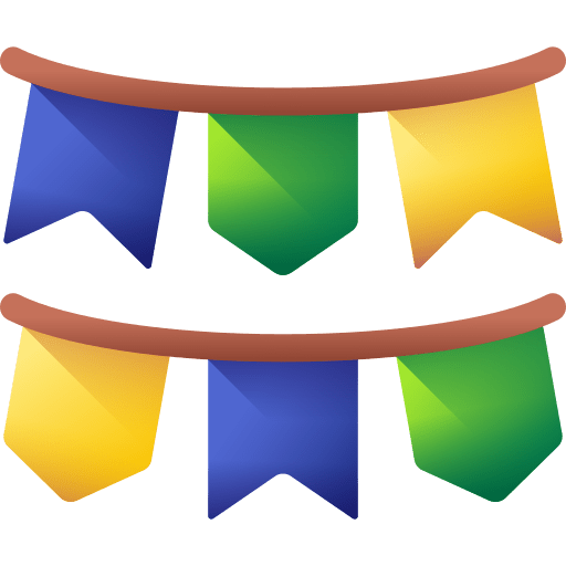Garland party garland decoration icon
