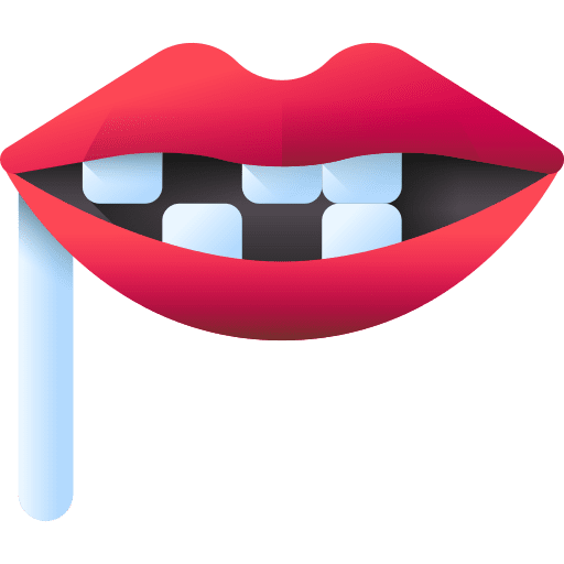 Mouth birthday and party mouth body part icon Mouth birthday and party mouth body part icon
