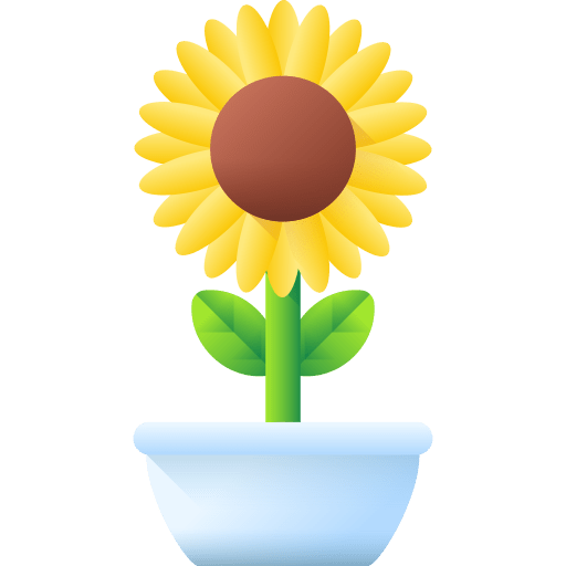 Sunflower flower pot sunflower farming and gardening icon Sunflower flower pot sunflower farming and gardening icon