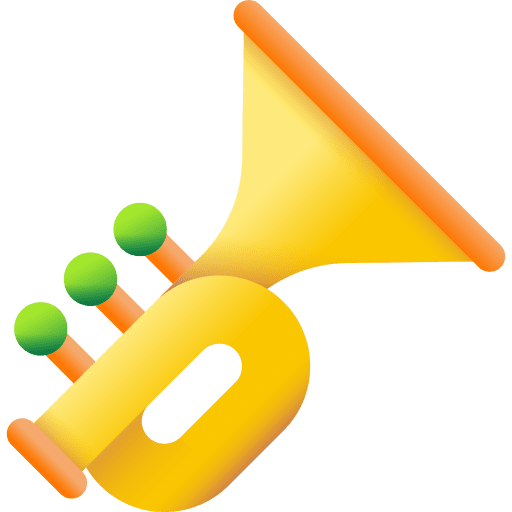 Trumpet music and multimedia wind instrument orchestra icon Trumpet music and multimedia wind instrument orchestra icon