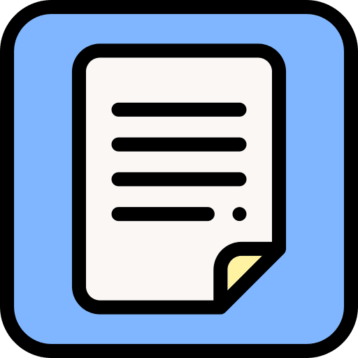 Doc file ui web button icon Doc file ui web button icon