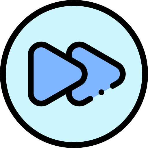 Fast forward web button music and multimedia advance icon Fast forward web button music and multimedia advance icon