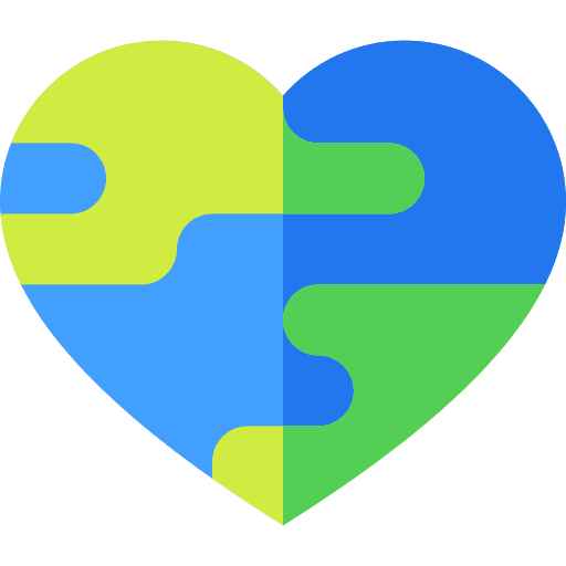 Love care heart save the world icon Love care heart save the world icon